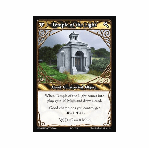 EPIC Tcg Time Wars Temple of the Light Single Card