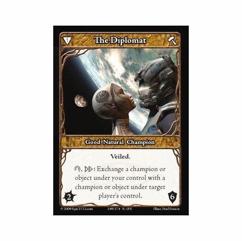 EPIC Tcg Time Wars The Diplomat Single Card