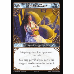 EPIC Tcg Time Wars Think it Over Single Card