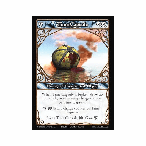 EPIC Tcg Time Wars Time Capsule Single Card