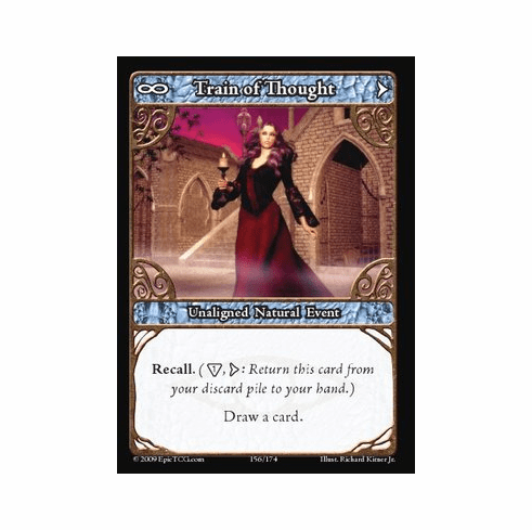 EPIC Tcg Time Wars Train of Thought Single Card