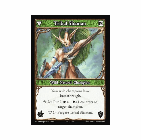 EPIC Tcg Time Wars Tribal Shaman Single Card