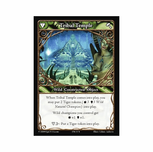 EPIC Tcg Time Wars Tribal Temple Single Card