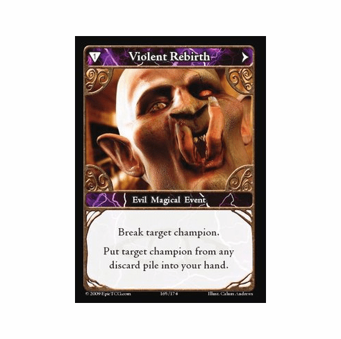 EPIC Tcg Time Wars Violent Rebirth Single Card