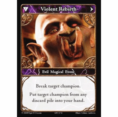 EPIC Tcg Time Wars Violent Rebirth Single Card