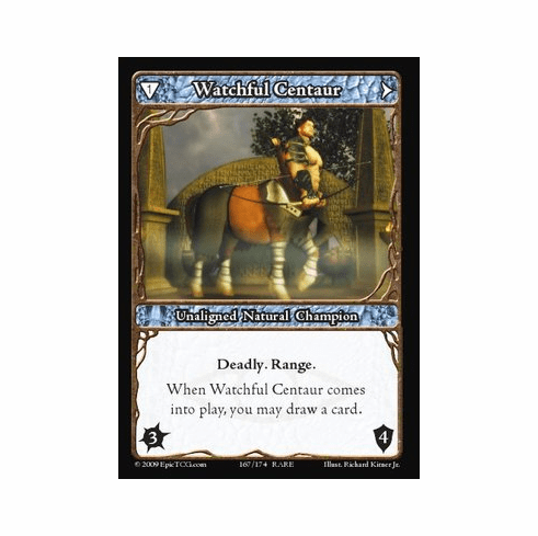 EPIC Tcg Time Wars Watchful Centaur Single Card