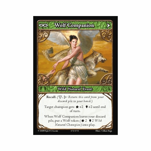 EPIC Tcg Time Wars Wolf Companion Single Card