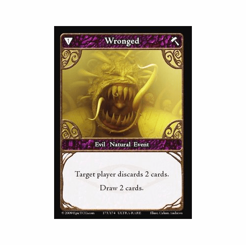 EPIC Tcg Time Wars Wronged Single Card