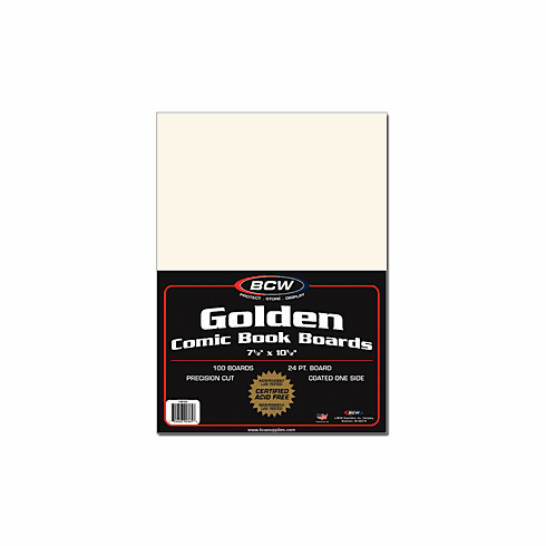 GOLDEN BACKING BOARD - 7 1/2 X 10 1/2