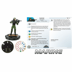 HALO Heroclix Common figure #002 Marine (Battle Rifle)