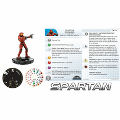 HALO Heroclix Common figure #009 Spartan (Dual Magnums)