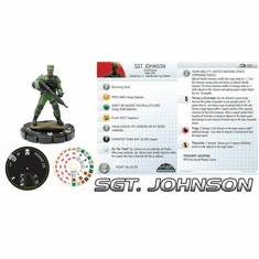 HALO Heroclix Rare figure #027 Sgt. Johhnson (Shotgun)
