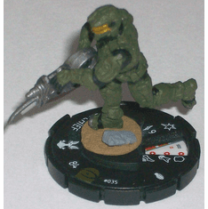 HALO Heroclix Super Rare figure #035 Master Chief (Brute Shot)