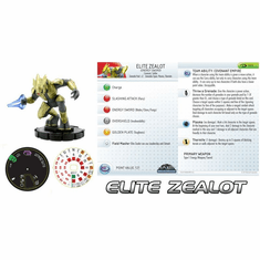 HALO Heroclix Uncommon figure #017 Elite Zealot (Energy Sword)