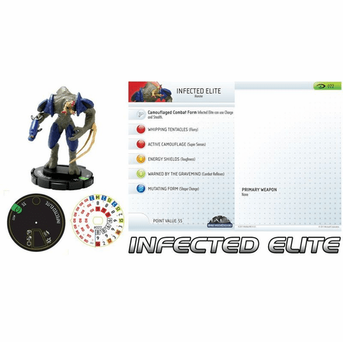 HALO Heroclix Uncommon figure #022 Infected Elite