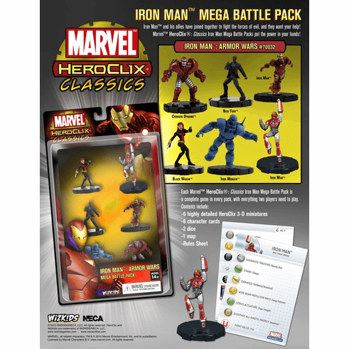 Heroclix Classics Iron Man Armor Wars Mega Battle Pack
