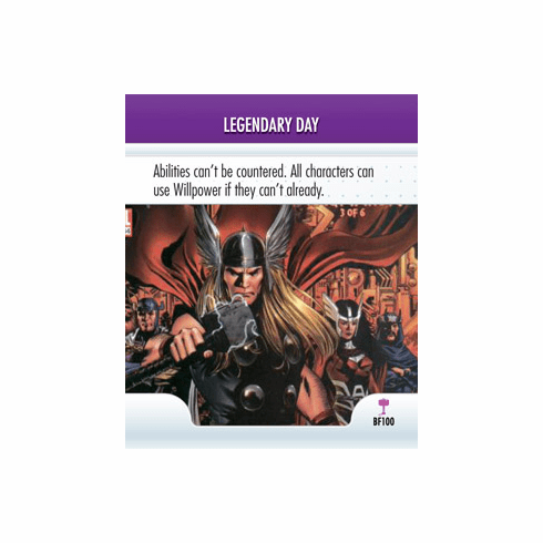 Heroclix Hammer of THOR Battlefield Condition #B100 Legendary Day