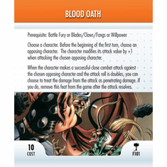 Heroclix Hammer of THOR Feat #F101 Blood Oath