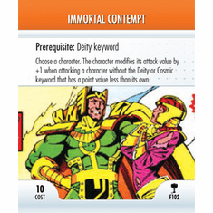 Heroclix Hammer of THOR Feat #F102 Immortal Contempt