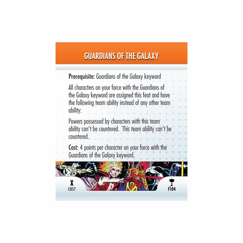 Heroclix Hammer of THOR Feat #F104 Guardians of the Galaxy