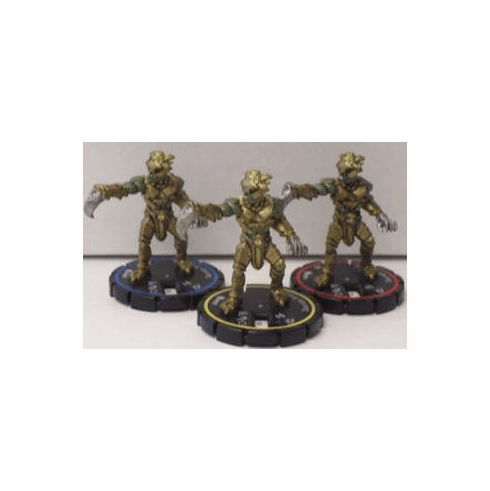 Indy Hero Clix Saurian Trooper REV Set