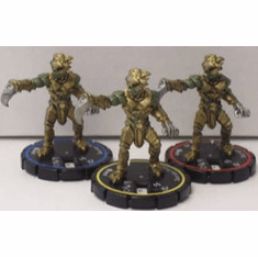 Indy Hero Clix Saurian Trooper REV Set