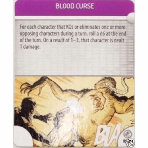 Indy Heroclix B.P.R.D. Action Pack Blood Curse Battlefield Condition Card