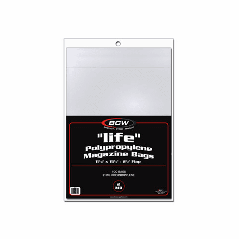 "LIFE" MAGAZINE BAG - 11 1/8 X 15 1/8