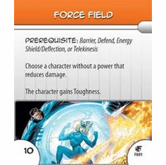 Marvel Hero Clix Fantastic Forces Force Field Feat Card