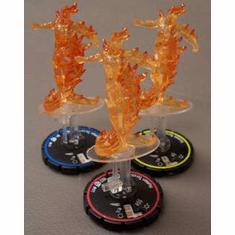 Marvel Hero Clix Fantastic Forces Human Torch REV Set