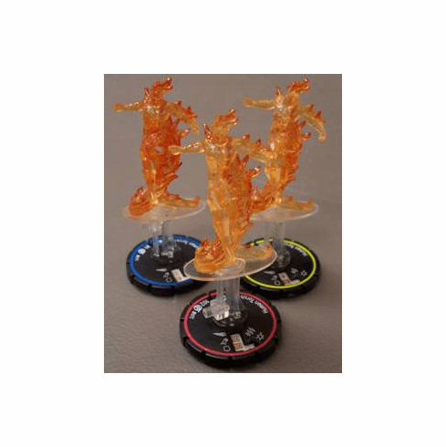 Marvel Hero Clix Fantastic Forces Human Torch REV Set