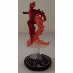 Marvel Hero Clix Fantastic Forces Johnny Storm Chrome LE Figure