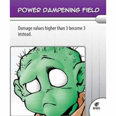 Marvel Hero Clix Fantastic Forces Power Dampening Field Battlefield Condition Card