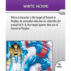 Marvel Hero Clix Mutant Mayhem White Noise Battlefield Condition Card