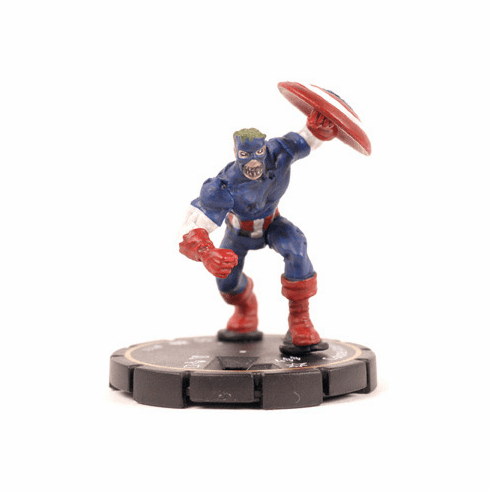 Marvel Hero Clix Supernova Zombie Colonel America Chase Figure