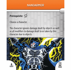 Marvel Heroclix 2009 Collector's Set Nanoarmor Feat Card