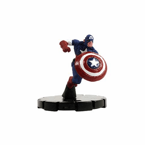 Marvel Heroclix Armor Wars Captain America Veteran Figure
