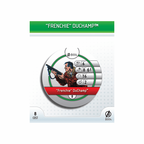 Marvel Heroclix Avengers "Frenchi" DuChamp Bystander Token