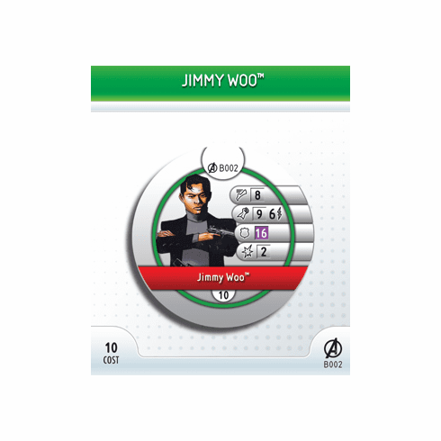 Marvel Heroclix Avengers Jimmy WooBystander Token