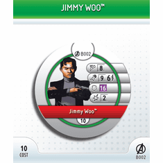 Marvel Heroclix Avengers Jimmy WooBystander Token