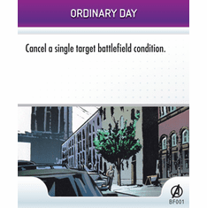 Marvel Heroclix Avengers Ordinary Day Battlefield Condition Card