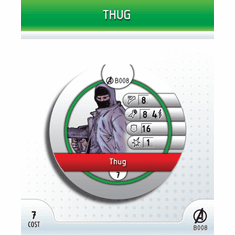 Marvel Heroclix Avengers Thug Bystander Token