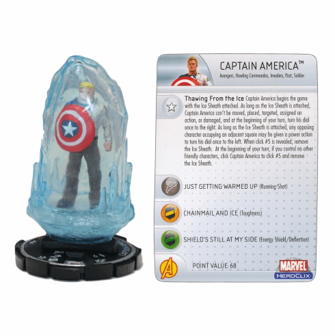 Marvel Heroclix Captain America #060 Captain America