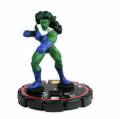 Marvel Heroclix Clobberin' Time She Hulk Veteran Figure