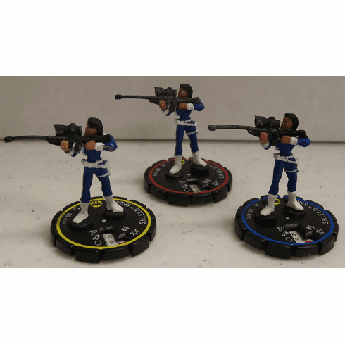Marvel Heroclix Clobberin' Time SHIELD Sniper REV Set