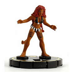 Marvel Heroclix Fantastic Forces Tigra Rookie Figure
