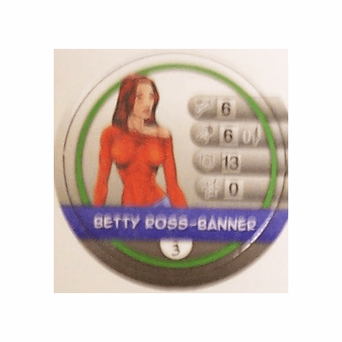 Marvel Heroclix Map Set Betty Ross-Banner Bystander Token