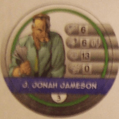 Marvel Heroclix Map Set J. Jonah Jameson Bystander Token