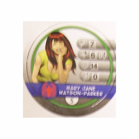 Marvel Heroclix Map Set Mary Jane Watson-Parker Token