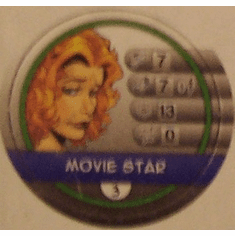 Marvel Heroclix Map Set Movie Star Bystander Token